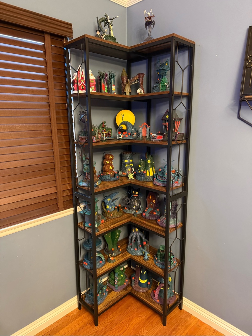 Hawthorne Village Nightmare Before Christmas Black light village houses $130 ea